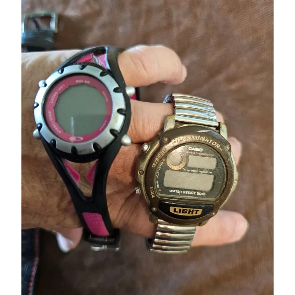 7 Digital WATCHES Bundle Lot As Is DIY Craft Project Untested Steampunk Project